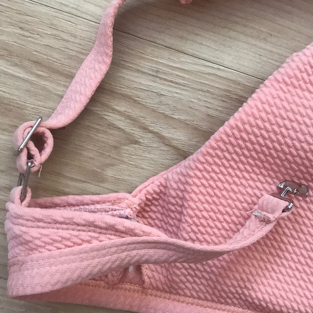Blush pink textured bikini set - Picture 5 of 8